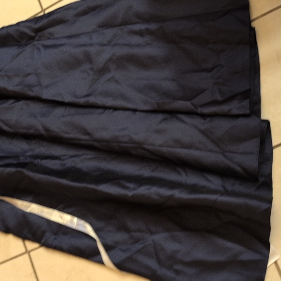 NWT Alfred Sung Maxi Dress Midnight Blue One Shoulder Gown Size 10 - Picture 5 of 14